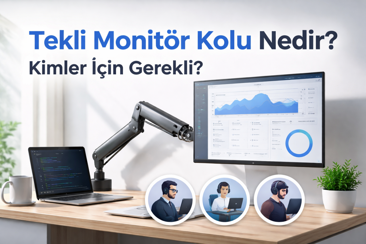 Tekli Monitör Kolu Nedir? Kimler İçin Gerekli?