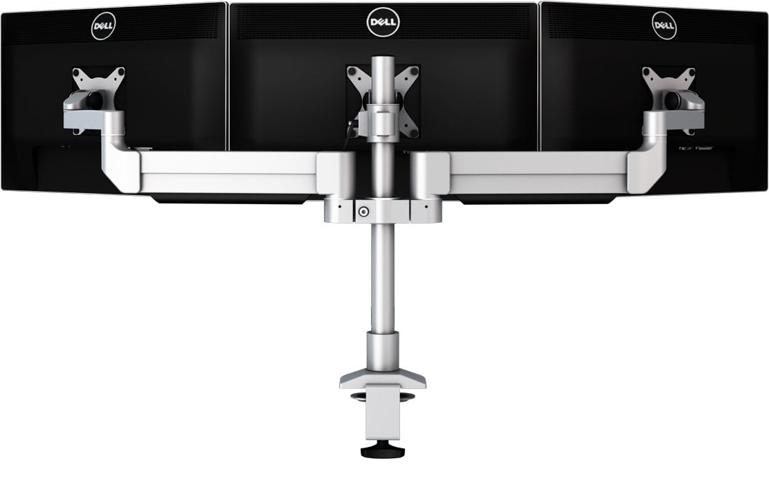 Flexyarm 302 Silver 3'lü Masa Tipi Monitör Kolu