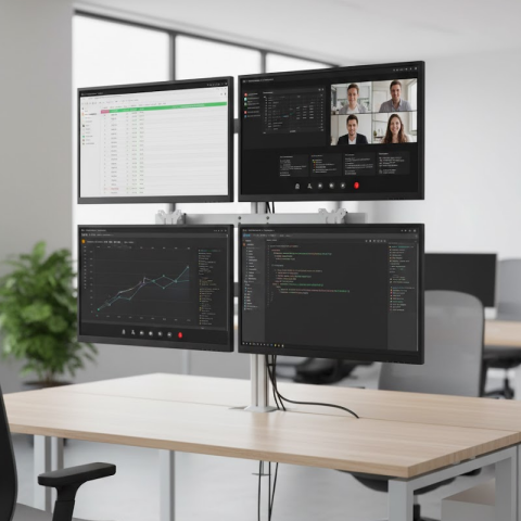 Flexyarm 403-S Dörtlü Monitör Kolu