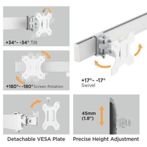Flexyarm 403-S Dörtlü Monitör Kolu