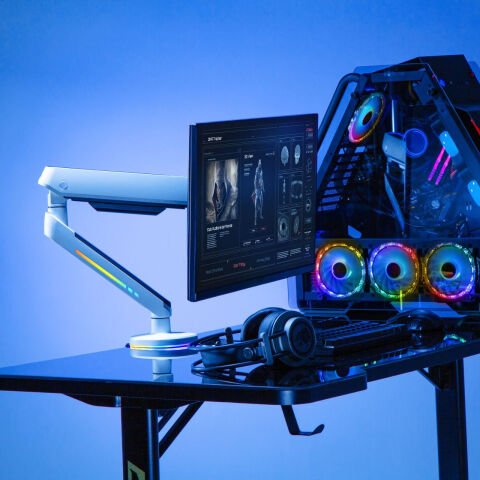 Flexyarm 112 PRO Gamer RGB Ledli Monitör Kolu