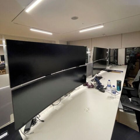 Flexyarm 203-S Çift Katlı Ağır Hizmet Tipi Monitör Kolu