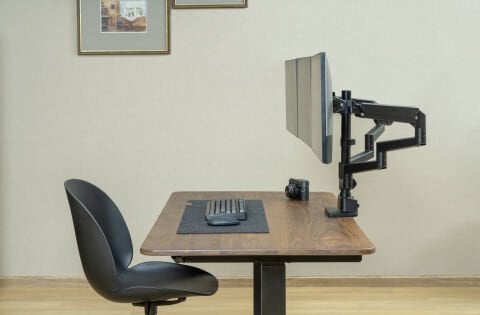 Flexyarm 302 MK2 Black 3'lü Masa Tipi Monitör Kolu